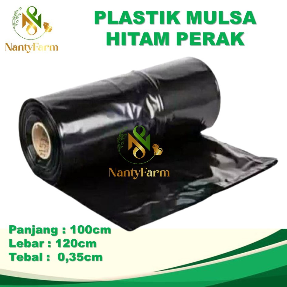 Plastik Mulsa Hitam Perak Plastik Packing Meteran