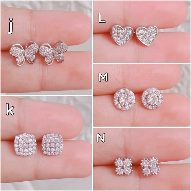 Anting Giwang Titanium Wanita Model Berlian Blink Blink Super Mewah 2