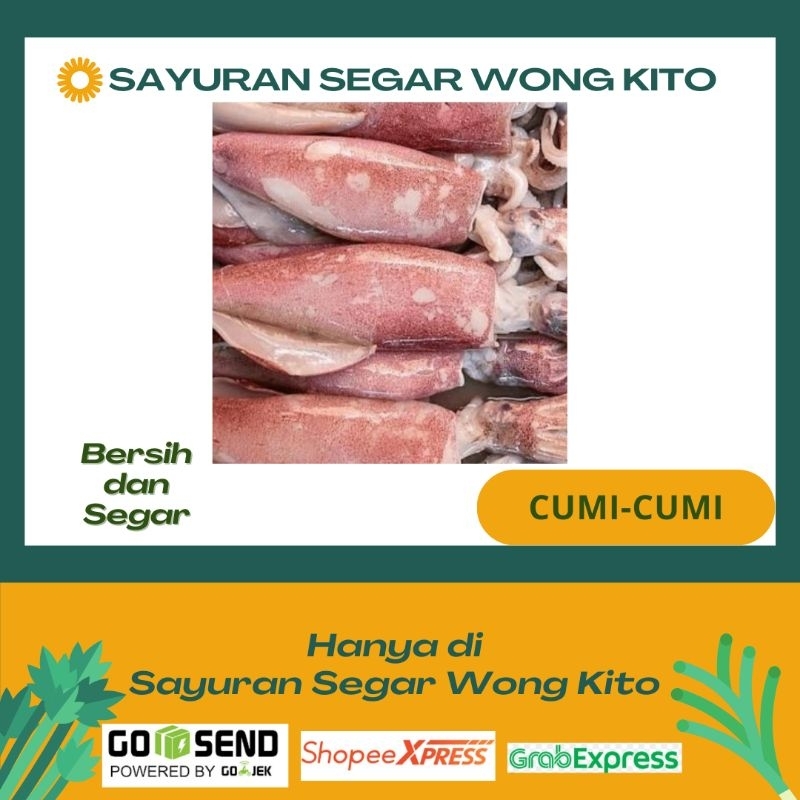 

Cumi-cumi Segar - Sayuran Segar Wong Kito