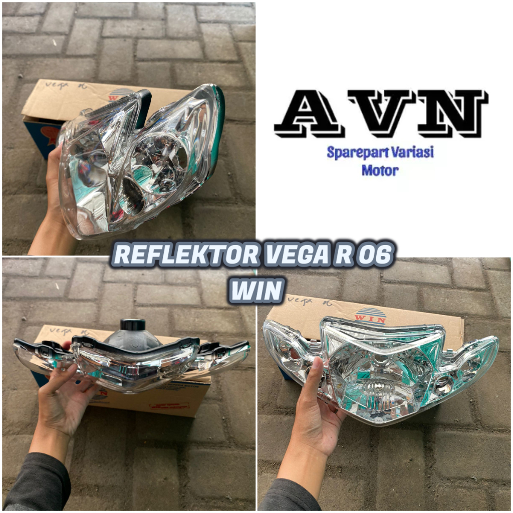 REFLEKTOR VEGA R 06 WIN || REFLEKTOR LAMPU DEPAN VEGA R NEW 2006 MERK WIN || HEADLAMP VEGA R 2006 20
