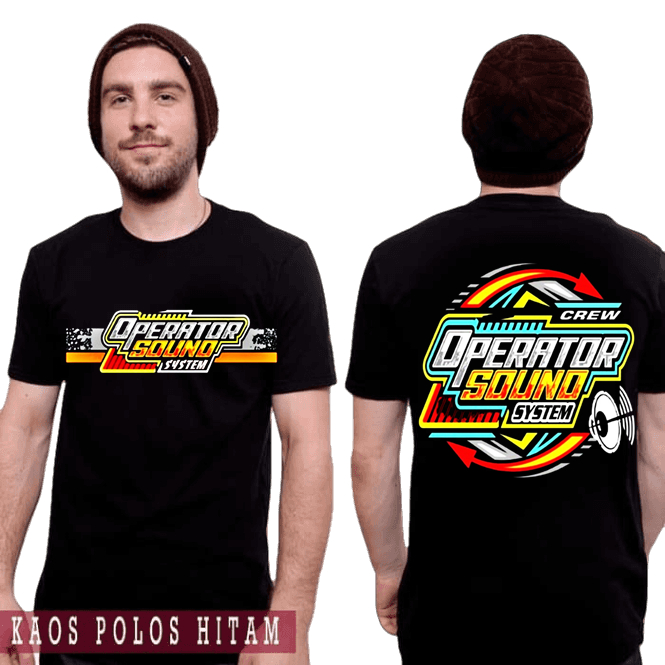 kaos  crew operator sound system operator audio sound balap miniatur sound kasual all size terbaru t