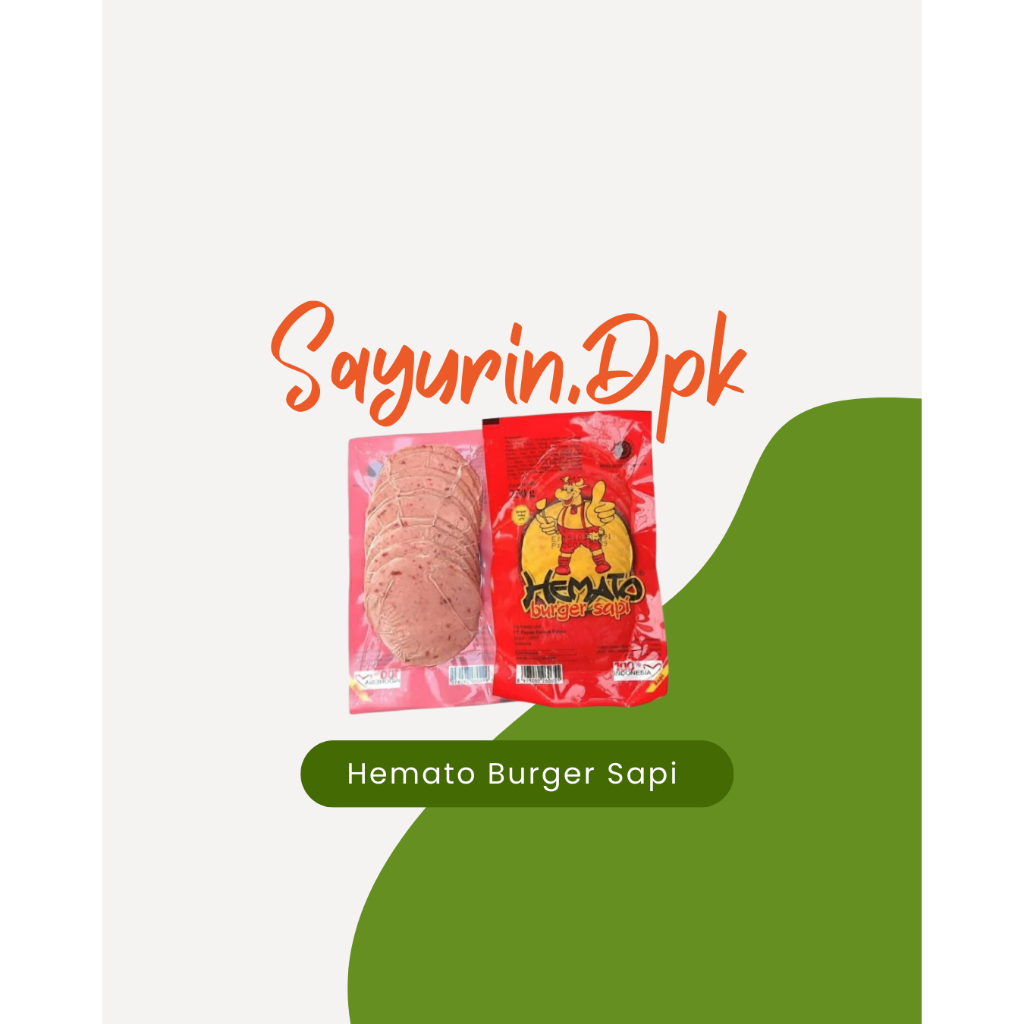 

Hemato Burger Sapi 250gr