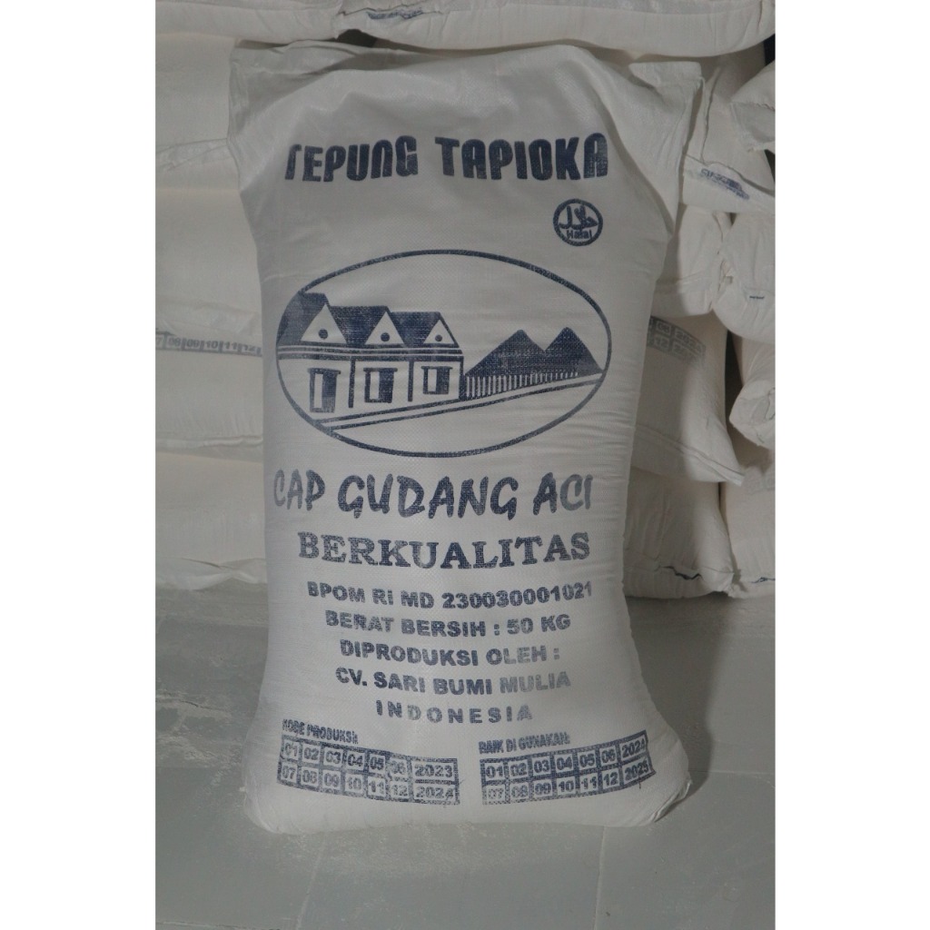 

Tepung Tapioka Sagu Cap Gudang Aci Repack 1 KG