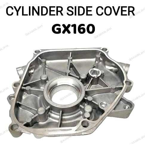 GX 160 Crank Case Cover / Cylinder Left Side Cover GX160  / Tutup Blok mesin samping kiri GX160