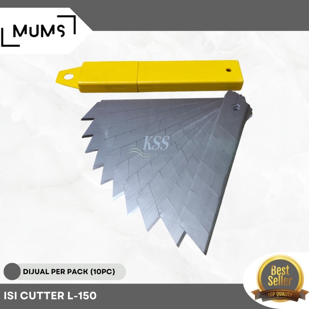 

Isi Cutter Besar Refill Kater Vico L150 L-150 Pisau Cutter Blade 18mm