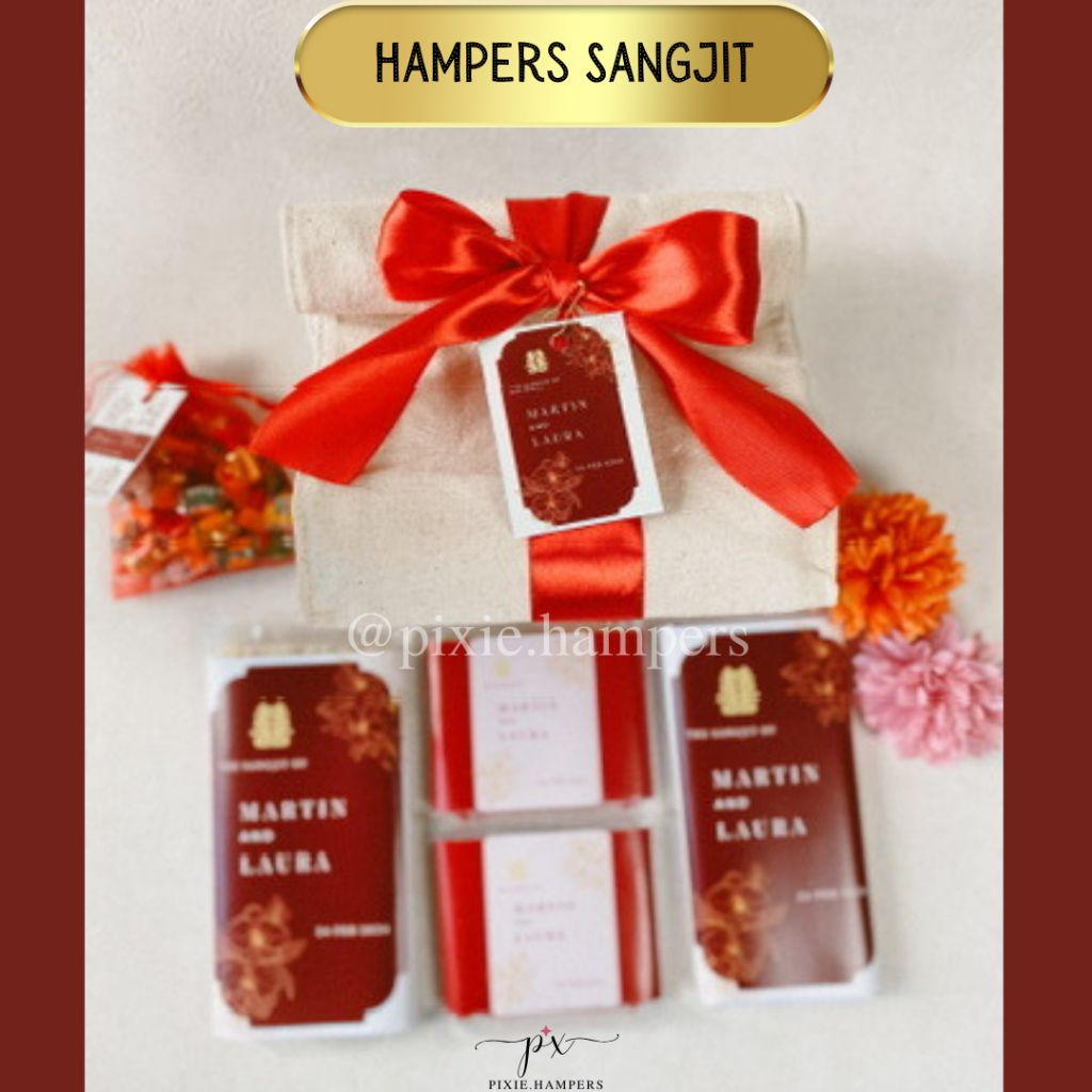 Fortune Sangjit Hampers Souvenir | Tingjing Hampers | Wedding Hampers