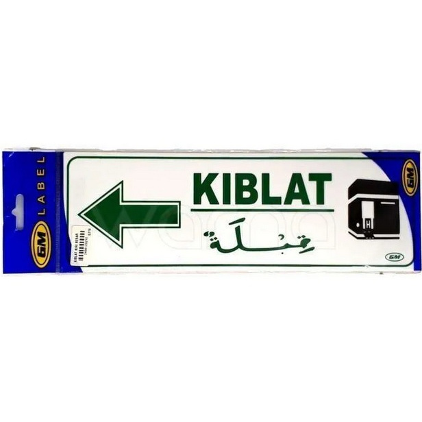 

GM LABEL ACRYLIC KIBLAT KANAN KIRI BESAR
