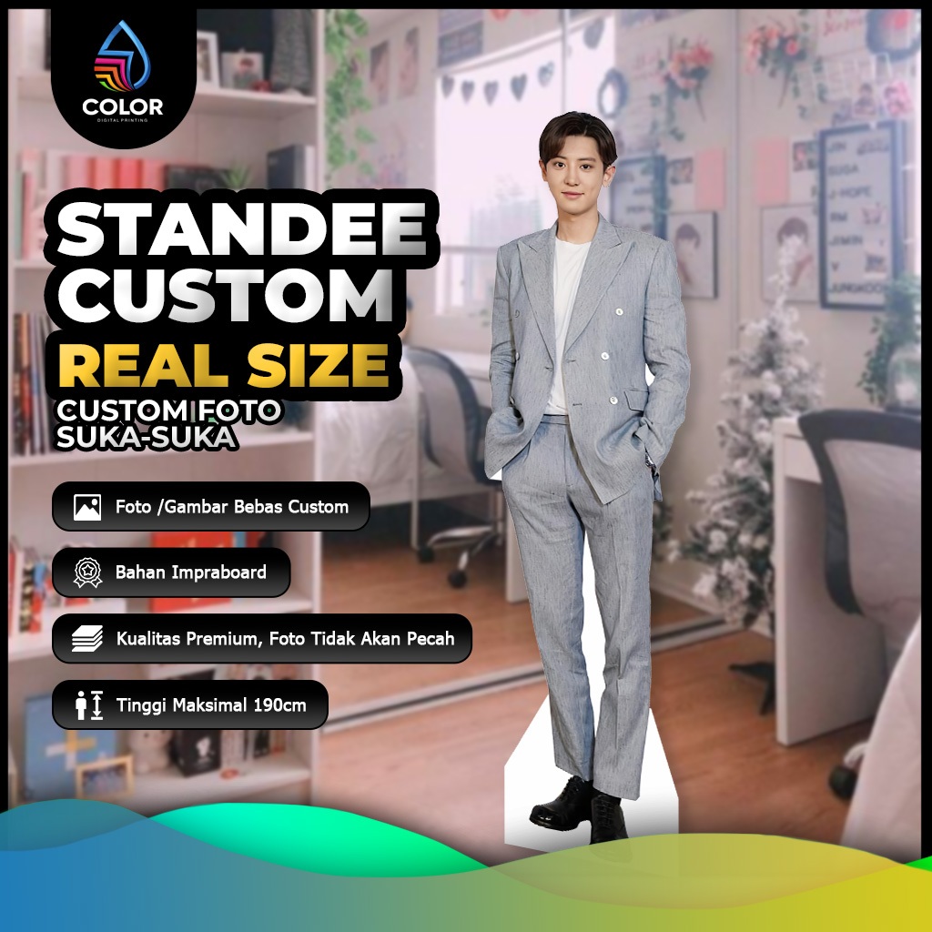 Standee Custom Real Size / Human Stande Figure Besar / Stande KPOP