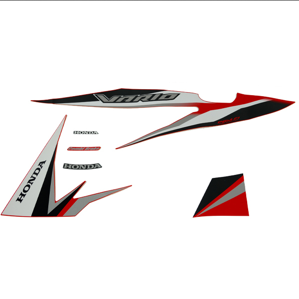 871X0K46N60ZBL Sticker Body Set Kiri Merah Honda Vario 110 eSP