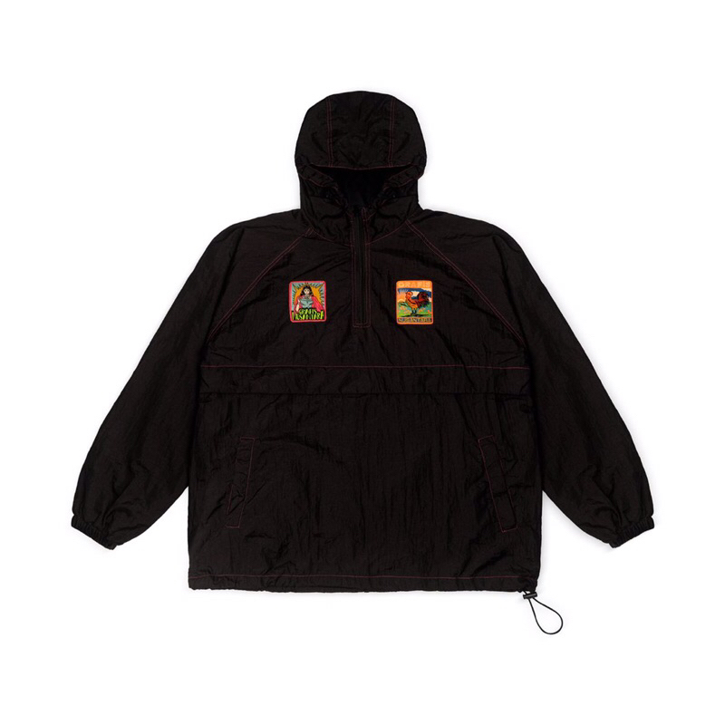 Kamengski - Grafis Nusantara Black Anorak Jacket