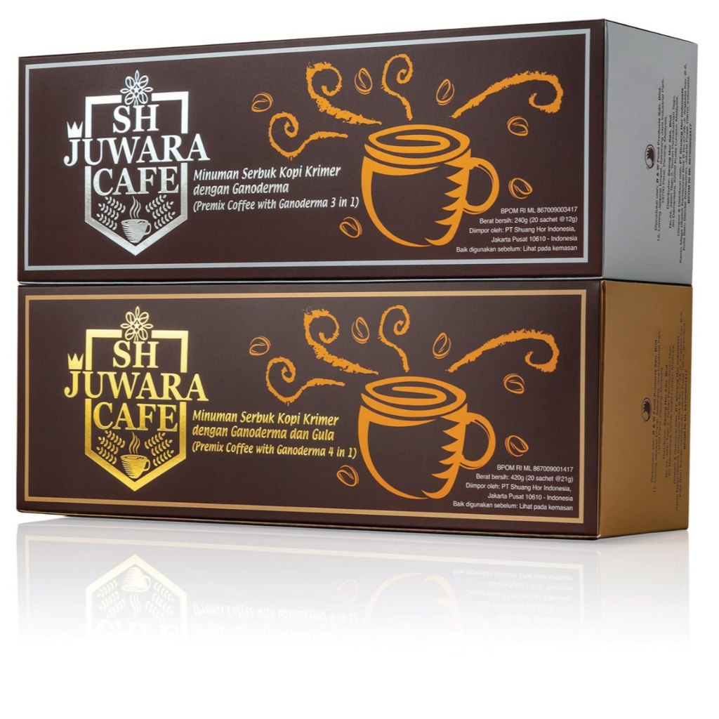 

KOPI JUWARA SH CAFE Melancarkan buang air seni 4 in 1 & 3 in 1
