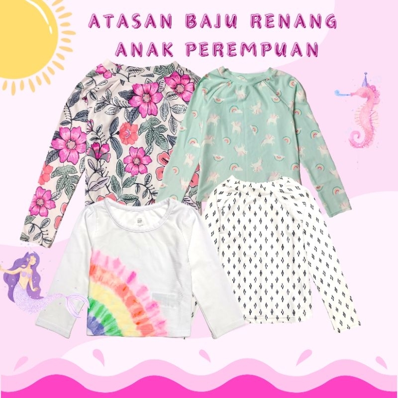 Baju Renang Atasan Anak Perempuan Cewek Baby - 5 Tahun