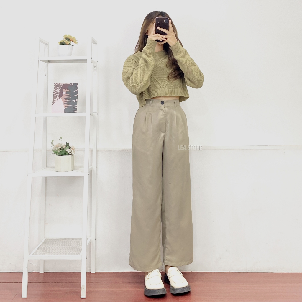 YORA PANTS KULOT / CELANA PANJANG WANITA / LEA STORE
