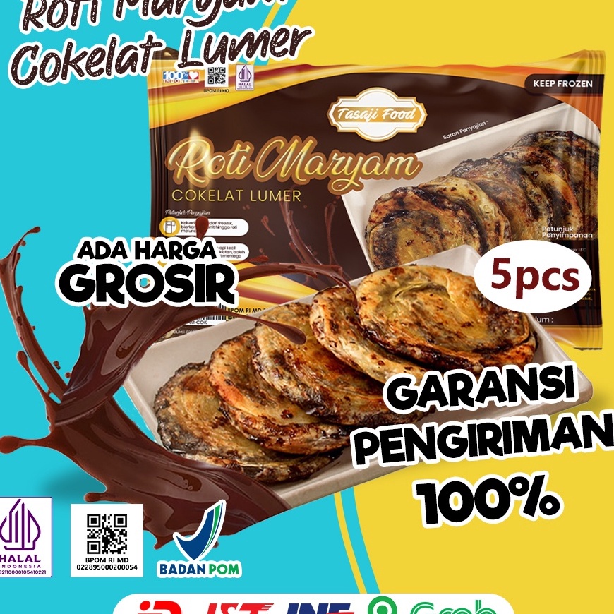 

STOK SIAP COD Coklat Roti Maryam Cokelat Lumer Isi 5