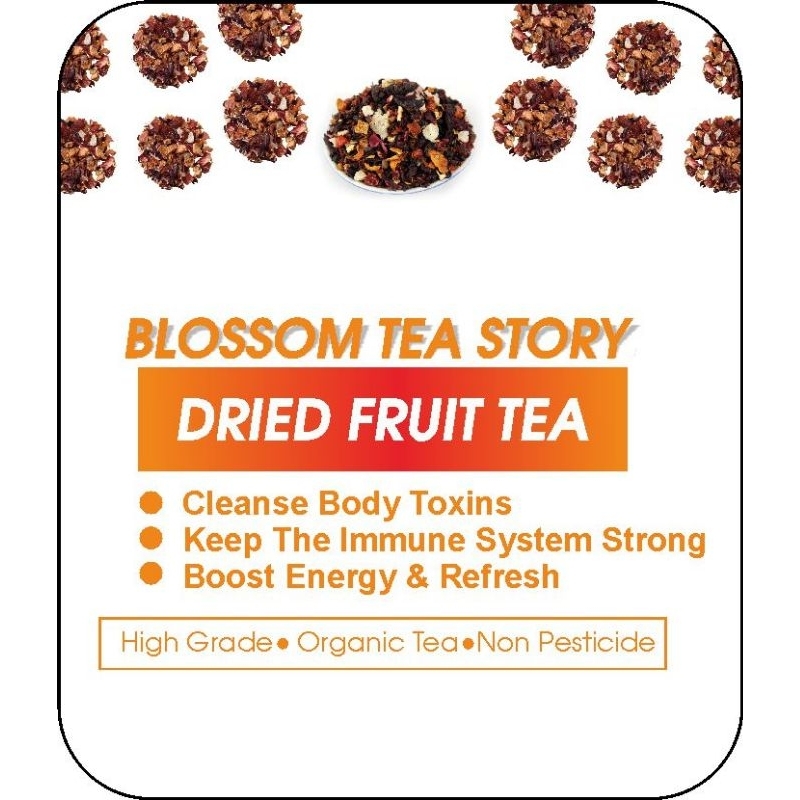 

dried fruit tea / teh buah kering