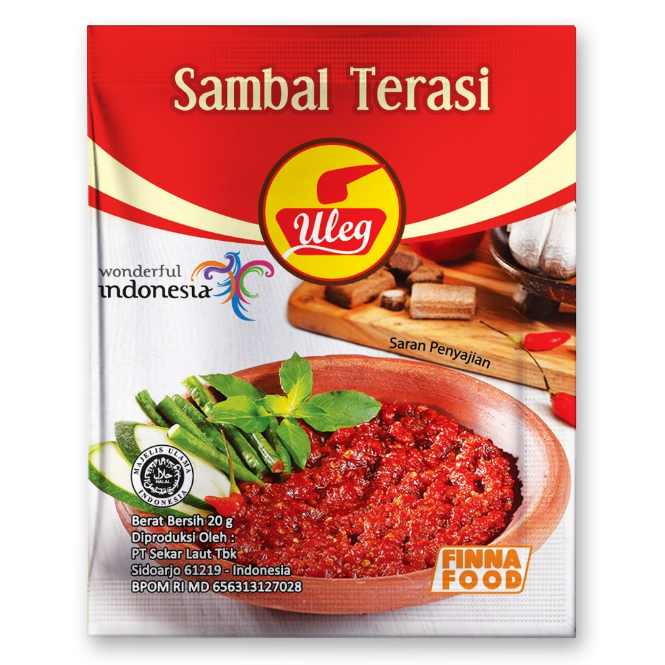 

Sambal Terasi Uleg. 1 Dus (10Pak)