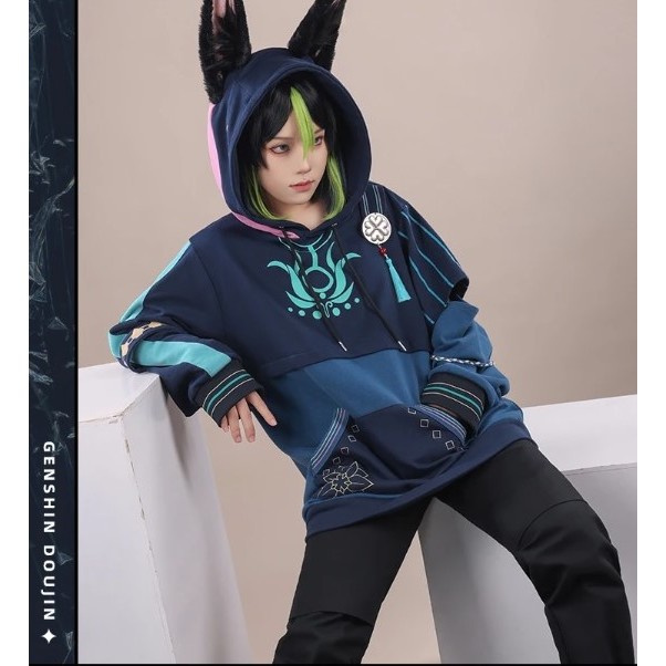 (PDS) TIGHNARI HOODIE GENSHIN IMPACT COSPLAY JACKET COSPLAY