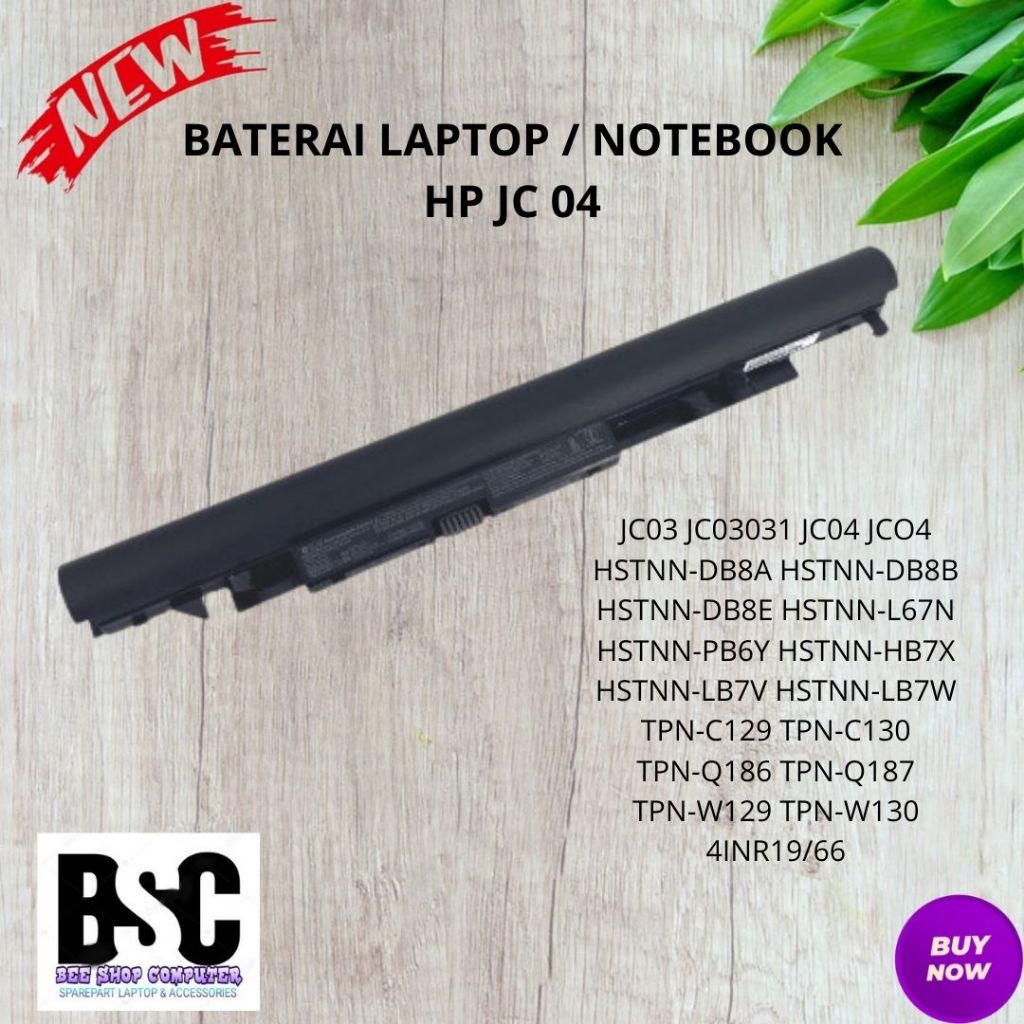 BATERAI LAPTOP HP JC04