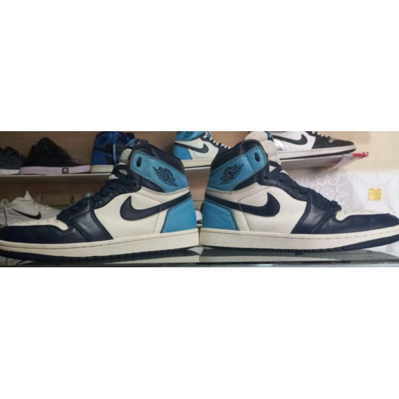 AJ1 HIGH OBSIDIAN UNC BLUE 41