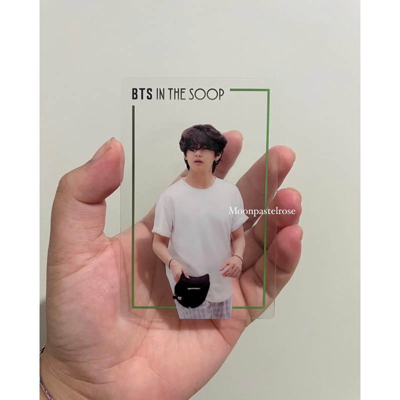 Official Photocard / Pc Taehyung BTS Clear pc in the soop