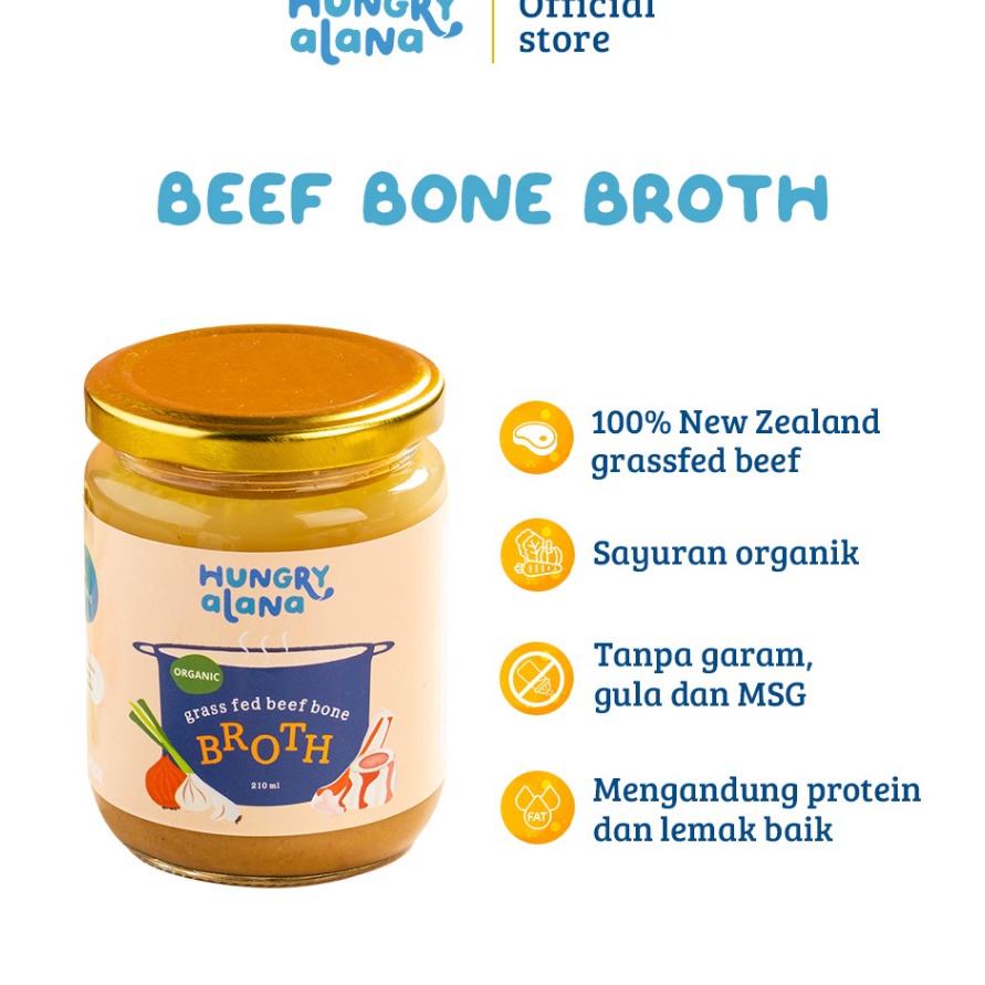 

99 BRANDS FESTIVAL Hungry Alana Grass Fed Beef Bone Broth Kaldu Tulang Sapi Organik