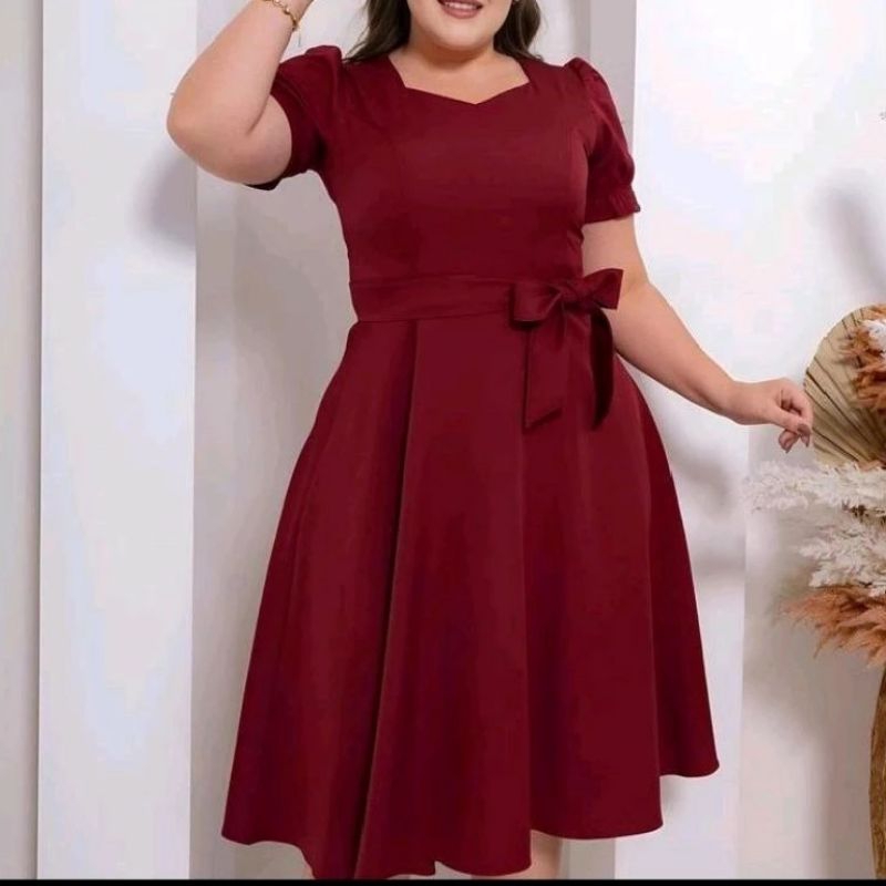 DRESS ANJANI COD M-XXXXL//DRESS midi/DRESS KOREA//DRES SSABRINA