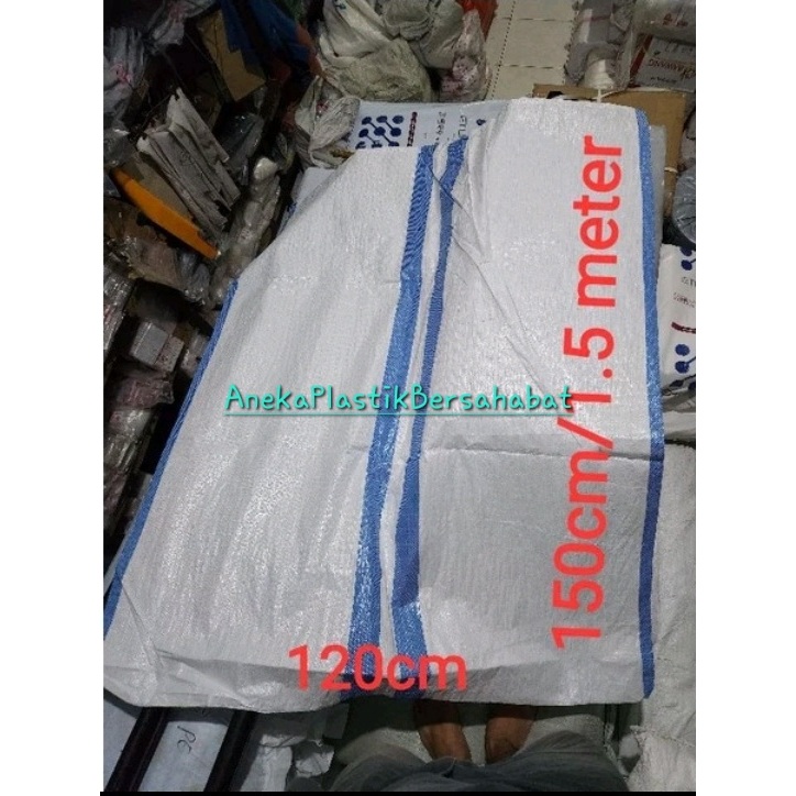 Goni plastik BARU 120x150 , goni besar , karung goni , karung plastik , goni monza , karung monza , 