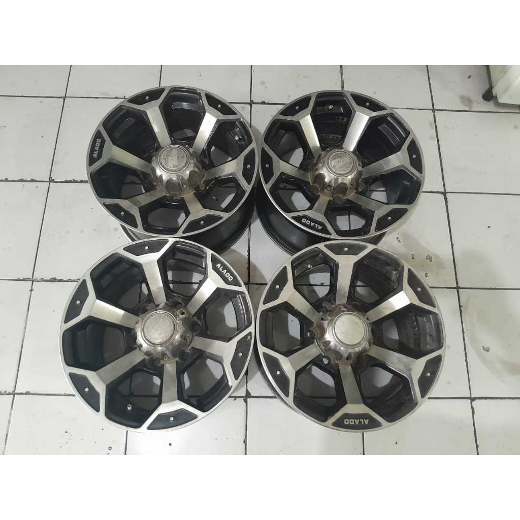 VELG MOBIL BEKAS SEKEN RACING ALADO RING 15 LEBAR 8 PCD 6X139 ET 15