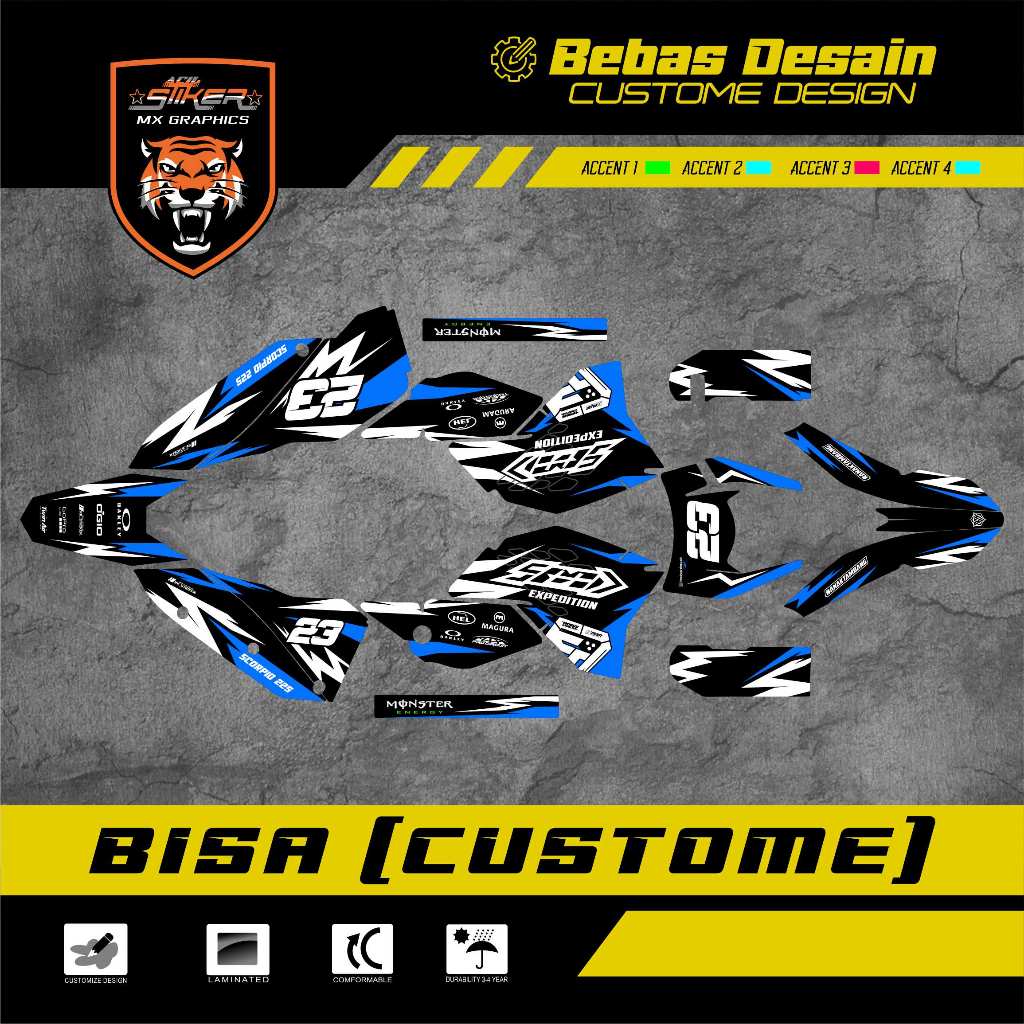 DECAL KTM 250 2008 - 250 2008 - KTM 250 2009 - KTM 250 2010 - KTM 250 2011 FREE CUSTOME DESIGN