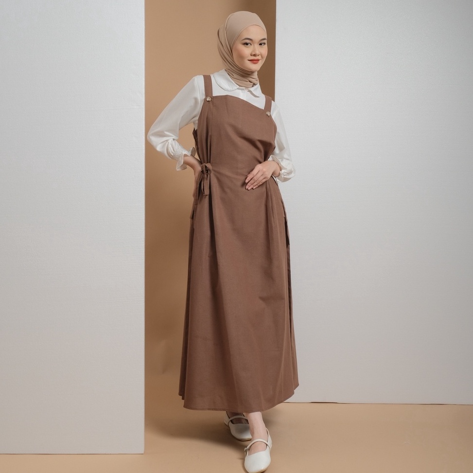 Makin laris MAYOUTFIT SHEETA OVERALL  DRESS OVERALL WANITA