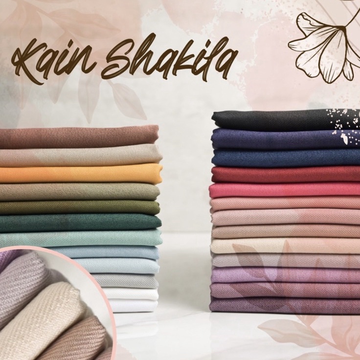 Ready Stock Kain Shakila PREMIUM STRETCH