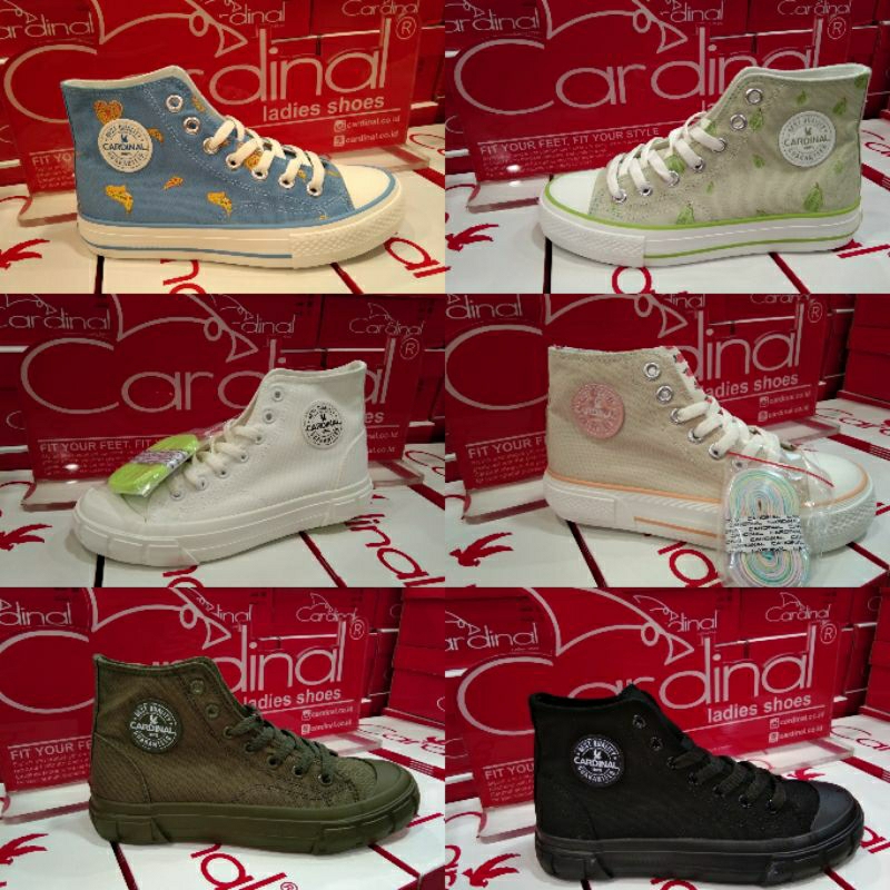 Sepatu wanita cardinal sneakers cardinal sepatu sekolah