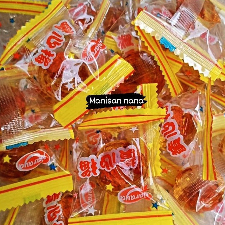 

Pruk Premium permen kiamby aramel mau 5gram 33