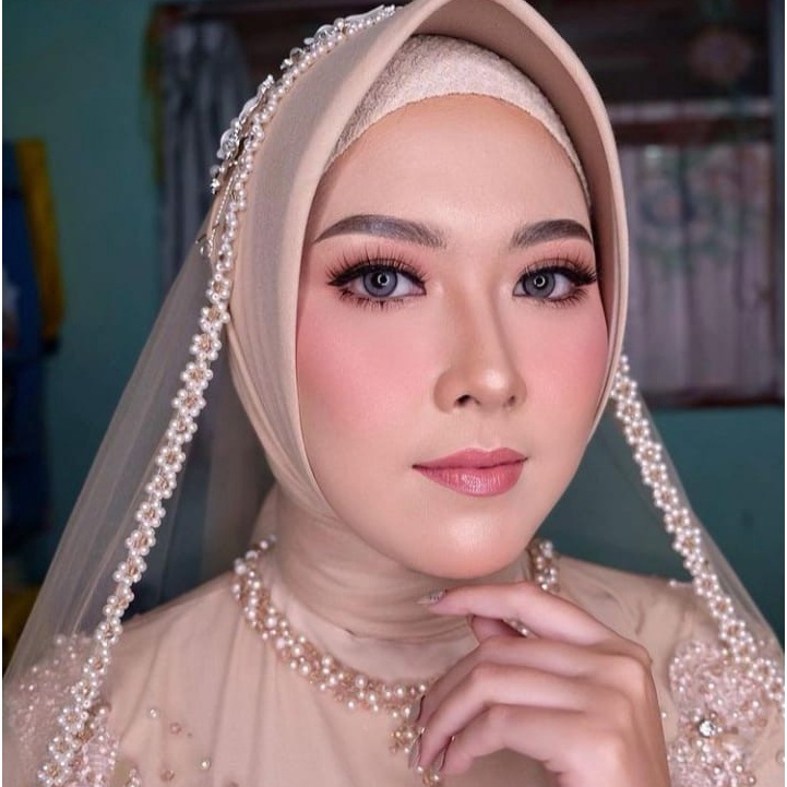 Buruan Belanja slayer pengantin slayer pengantin akad nikah kerudung pengantin jilbab pengantin veil