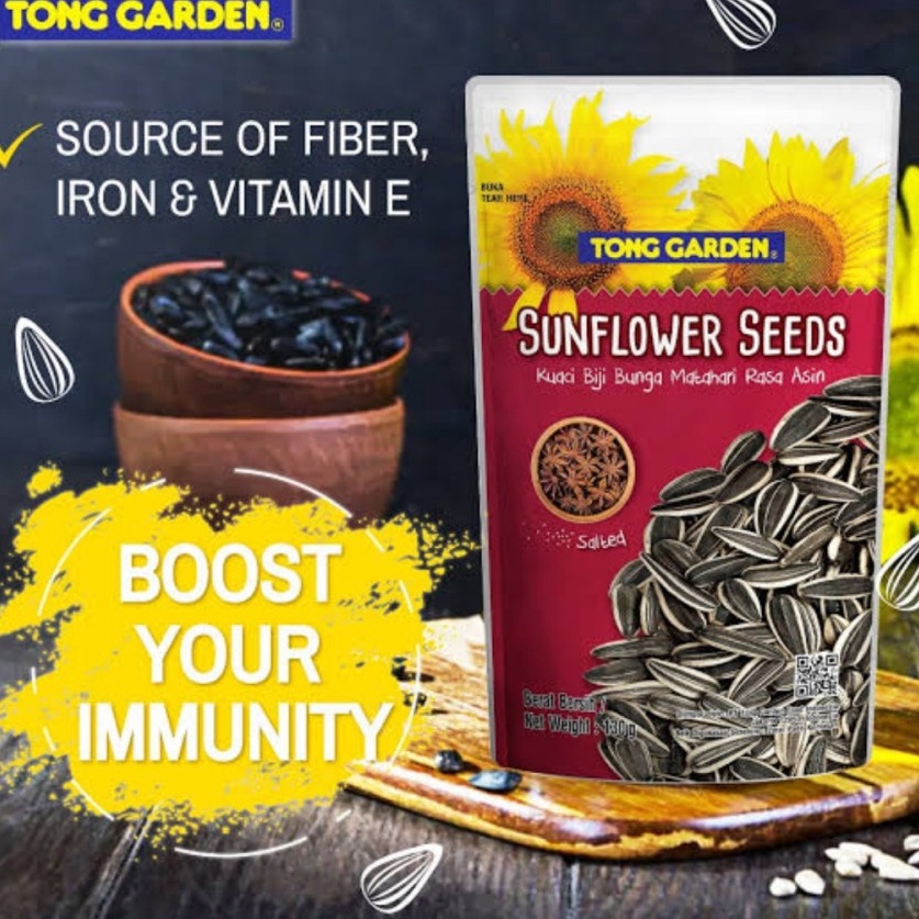 

Cekout sekarang Tong Garden Sunflower seeds kuaci Sunflower seeds 13gram