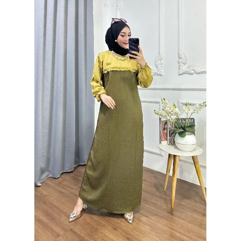 Gamis Masayu Turksih Linen Premium