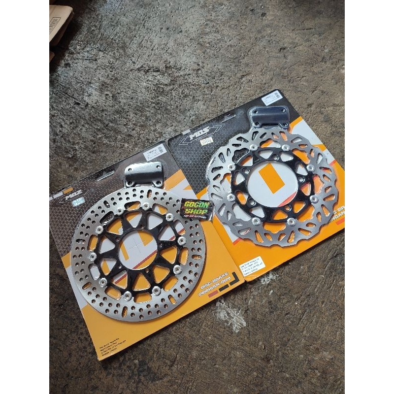 disc piringan cakram mx king set breket uk300 mm baut 5