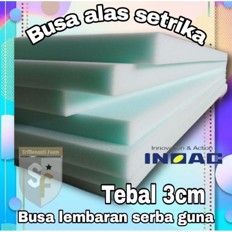 Busa alas setrika 3cm.(BUSA IJO)Busa lembaran.alas setrika 3cm.