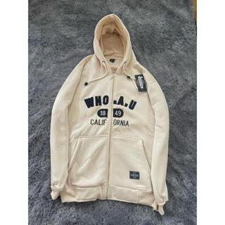 Big Sale Jaket Hoodie Who.Au California 1849 Hijau Mint High Premium Quality Unisex Bahan Tebal