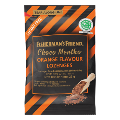 

FISHERMAN'S FRIENDS Choco Mentho Permen Sugar Free Orange 25 g