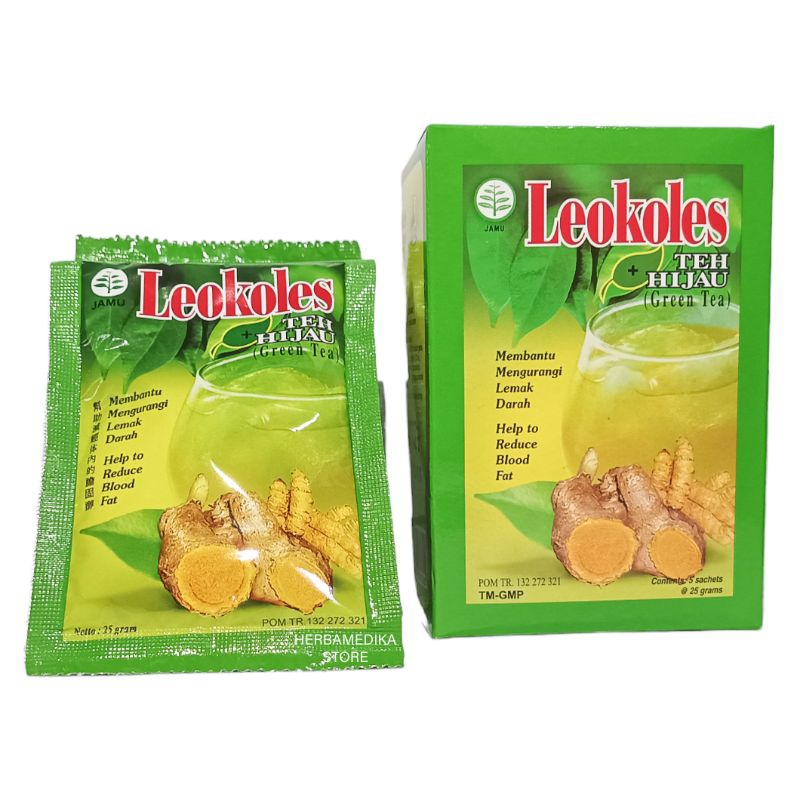 

LEOKOLES Minuman Penurun Kolesterol (isi 5 Sachet) BPOM