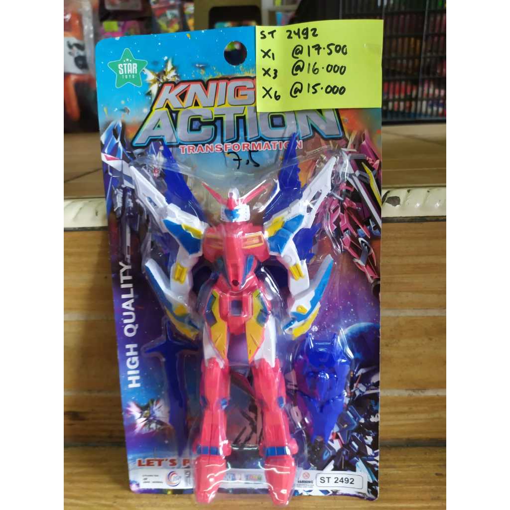Mainan anak robot gundam knight action st2492