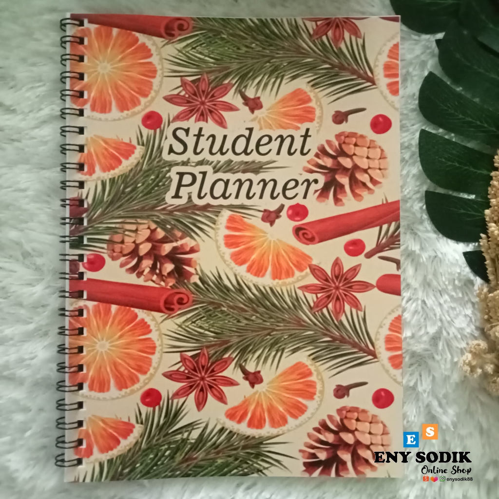 

BUKU STUDENT PLANNER UK 21,6X15,5CM JILID SPIRAL 100 HAL NON-CUSTOM