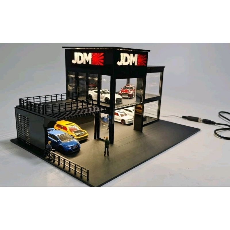 Diorama Diecast Akrilik Skala 1:64 Seri JDM Premium/Custom