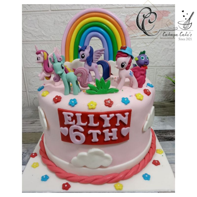 

Kue Ulang Tahun Kuda Poni / Little Pony Cake / Kue Ultah Custom