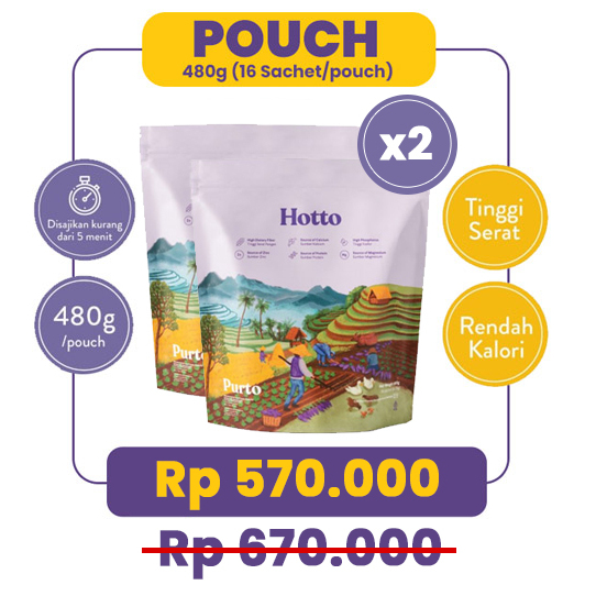 

Hotto Purto Multigrain 2 Pouch