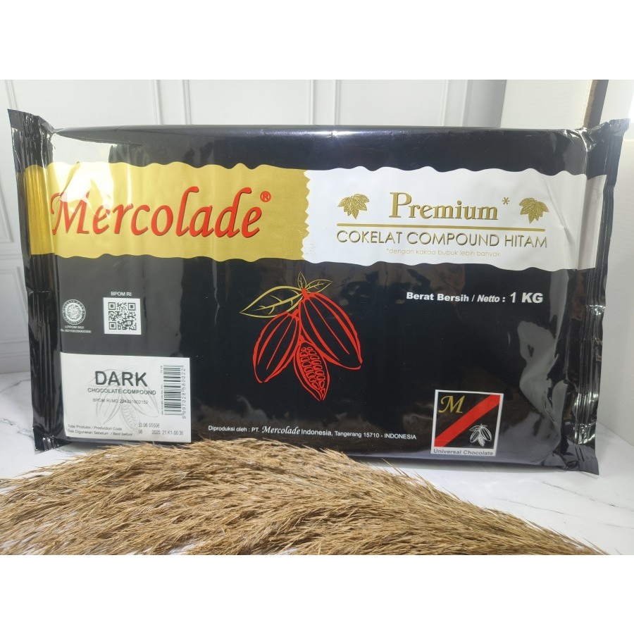 

Mercolade Premium Dark Cokelat Compound / DCC cooking chocolate coklat