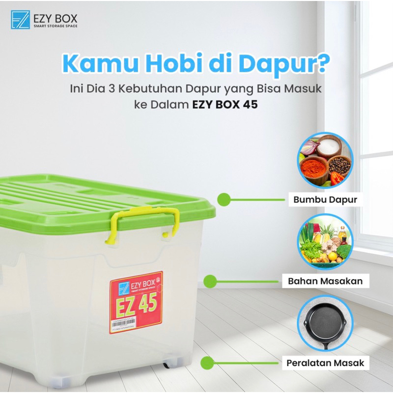 PROMO BOX CONTAINER 45 LITER EZY BOX