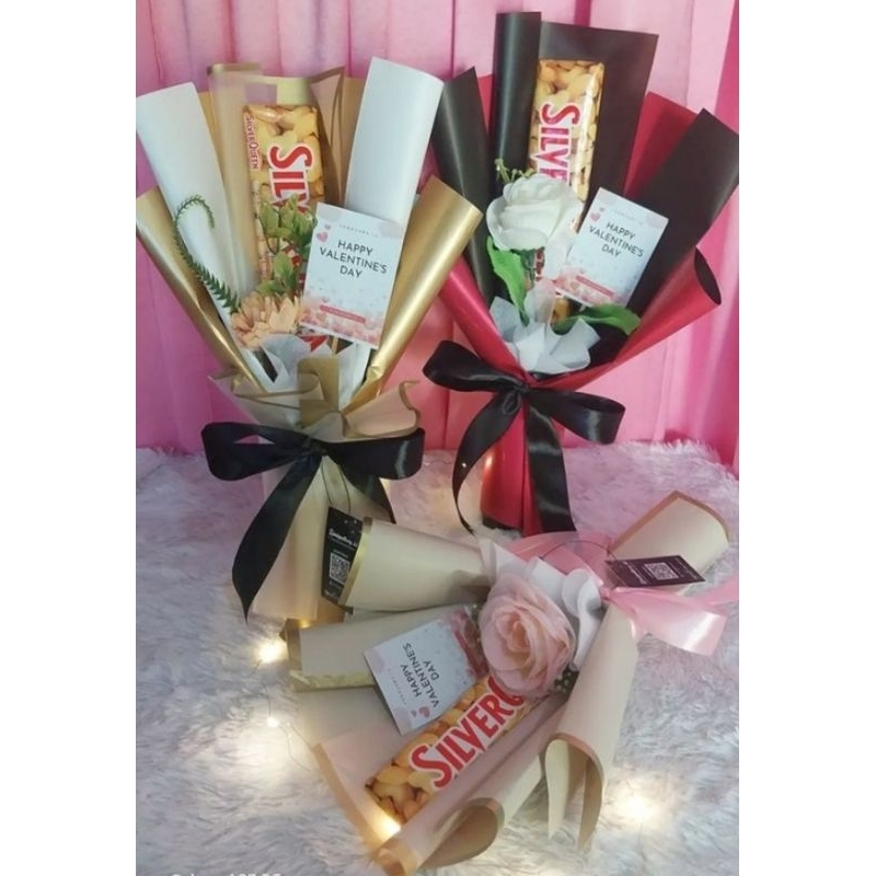 

buket mini isi 1 coklat