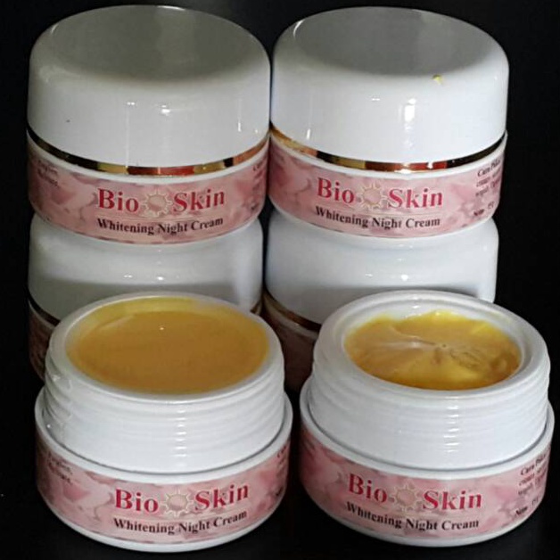 ART K32Y BioSkin Whitening Night Cream WNC Cream Pemutih Glowing Kinclong